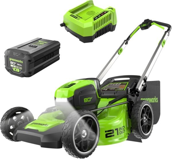 Effortless Lawn Care: Greenworks 80V Self-Propelled Mower Review