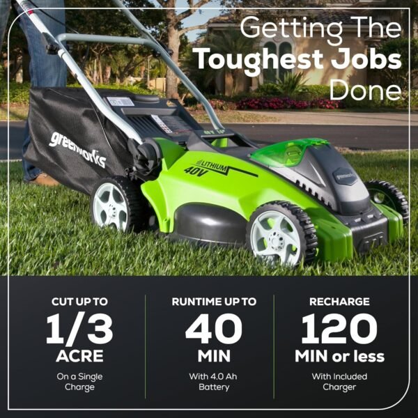 Effortless Lawn Care: Greenworks 40V Cordless Mower Review