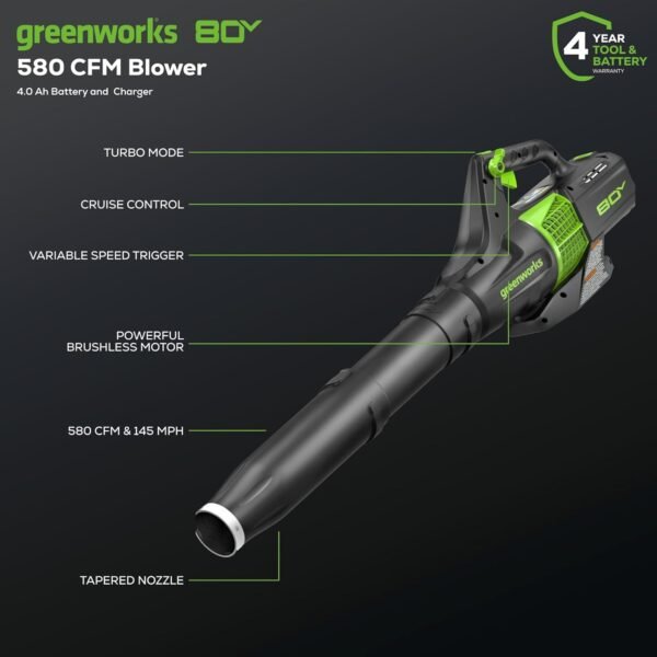 Effortless Lawn Care: Greenworks 80V Mower & Blower Combo